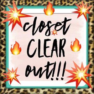 CLOSET CLEAROUT SALE!!!